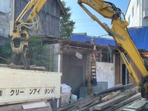 借地返却のための建物解体